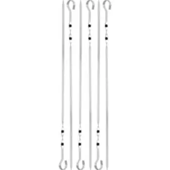 Набор шампуров ECOS ND-300D, 45x1 см, форма прямая