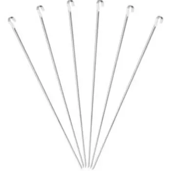 Набор шампуров ECOS угловых, без витка, 560х10 мм, 6 шт