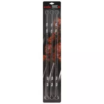 Набор шампуров Stella, 60х1 см, сталь, 6 шт