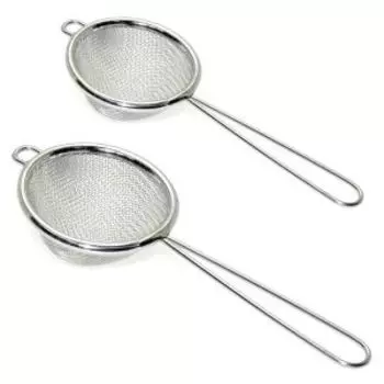 Набор сит Мультидом с ручкой, 2 шт, 5 и 7 см, нерж. сталь
