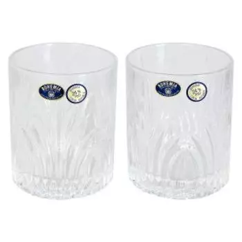 набор стаканов д/виски CRYSTAL BOHEMIA Elise 2шт, 320 мл, хрусталь