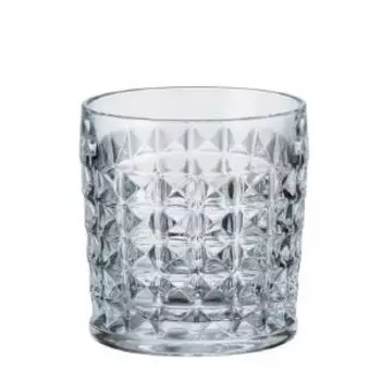 Набор стаканов для виски Diamond, 2 шт, 230 мл, хрустальное стекло