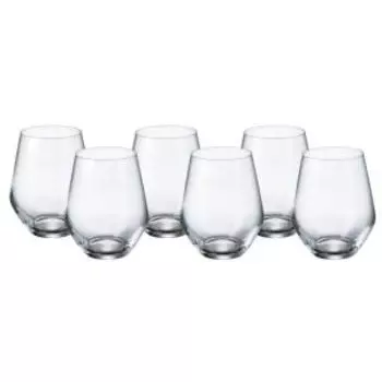 Набор стаканов для виски Grus, 6 шт, 350 мл, стекло