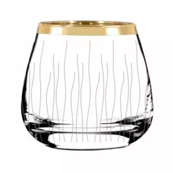 Набор стаканов для виски Promsiz Серпантин, 2 шт, 300 мл, стекло