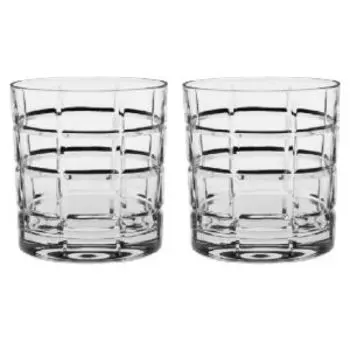 Набор стаканов для виски Timesquare, 2 шт, 320 мл, хрусталь