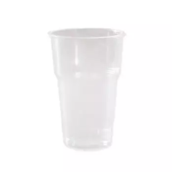 Набор стаканов одноразовых пластиковых, 500 мл, 6шт, прозрачные