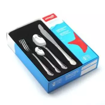 Набор столовых приборов Atlantis Галатея, 6 персон, 24 предметов, нерж. сталь