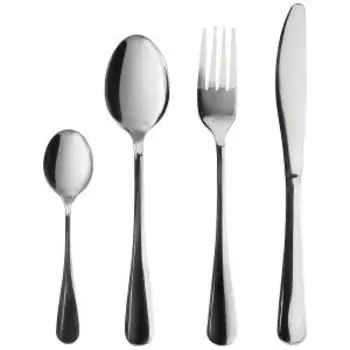 Набор столовых приборов Домовой Silver, 24 предмета, нерж. сталь