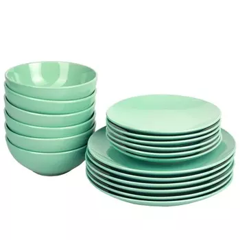 Набор столовый, 18 предметов, керамика