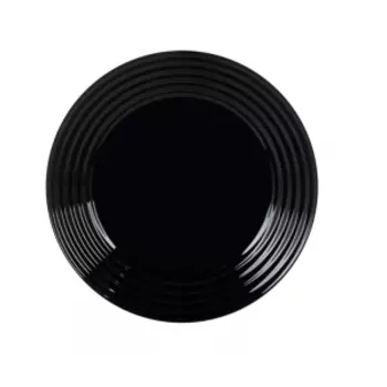 набор столовый Арена Блэк & Уайт 18пр, стекло