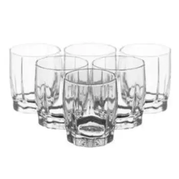 Набор стопок Dans, 6 шт, 60 мл, стекло