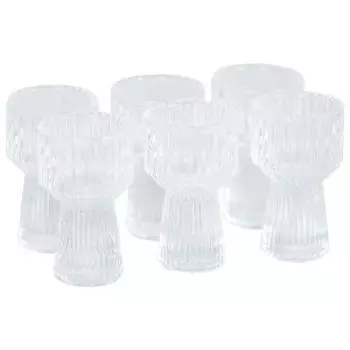 Набор стопок Оптика, 6 шт, 15 мл, стекло