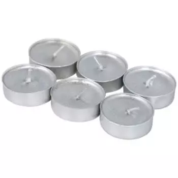 Набор свечей чайных лакированных Kukina Raffinata Ёлочки, 6 шт, 11.6х7.7 см, ароматические