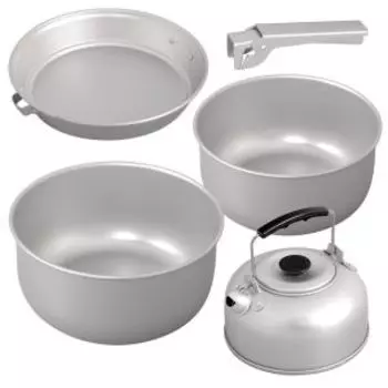 Набор туристической посуды, 5 предметов, котелок 21х10.5 см, 3 л