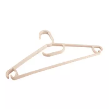 Набор вешалок для одежды Эконова, пластик, р.48, 3 шт, цвет серый/ бежевый