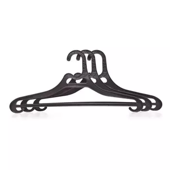 Набор вешалок для верхней одежды Полимербыт, 3шт, пластик, размер 52-54