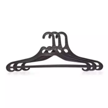 Набор вешалок для верхней одежды Полимербыт, пластик, 3шт размер 48-50