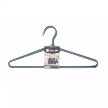 Набор вешалок универсальных Attribute Leather Line, 3 шт, металл/полиуретан