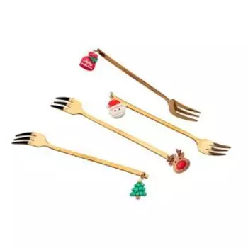 набор вилок десертных APOLLO Teatro 4шт., нерж.сталь, силикон