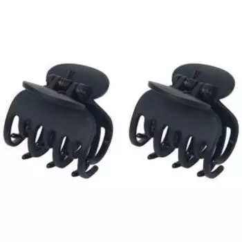 Набор заколок-крабов, 2 шт, матовые, софт тач