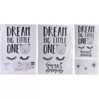 наклейка Большая мечта, размер: 50х70см, в ассортименте