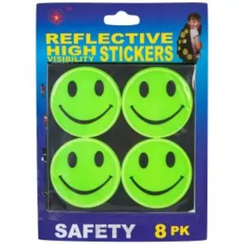 наклейка светоотражающая, 5см, 8шт, самоклеящаяся, ПВХ