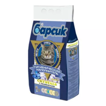 Наполнитель Барсик Crystals силикагелевый, 4.54 л