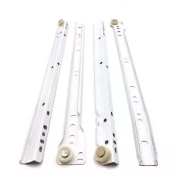 Направляющие для ящиков шариковые, 40 см, белый TECH-KREP