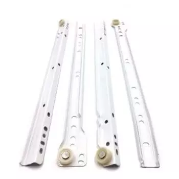 Направляющие для ящиков шариковые, 45 см, белый TECH-KREP