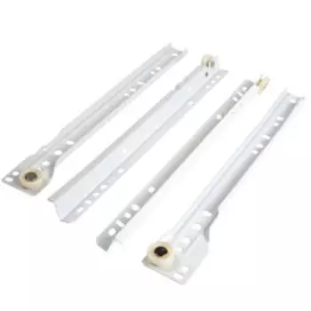 Направляющие для ящиков шариковые, 50 см, белый TECH-KREP