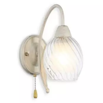 Настенный светильник TR3074, E27, 40 Вт, белый/золото