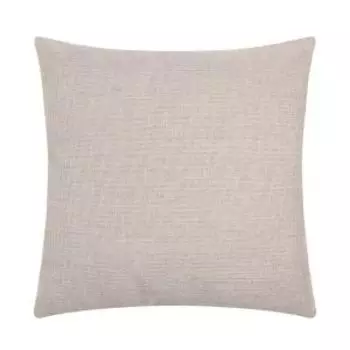 Наволочка декоративная Этель Бежевый, 45х45 см, рогожка, полиэстер 270г/м2