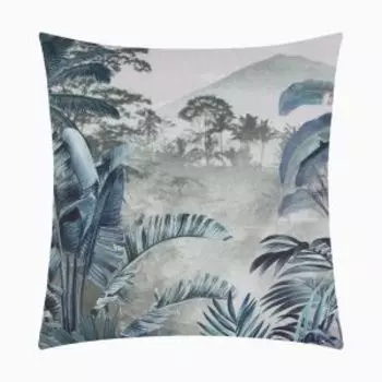 Наволочка декоративная Этель Вечерний сад, 45х45 см, велюр