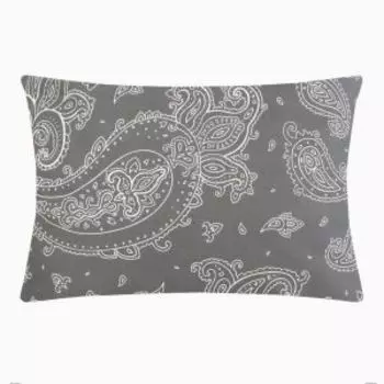 Наволочка Экономь и Я Узоры востока, 50х70 см, бязь, серый