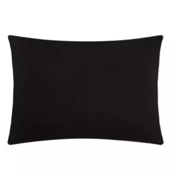 Наволочка Этель, 50х70 см, поплин, черный