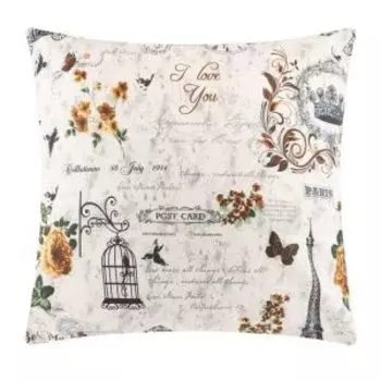 Наволочка Этель Парижские сезоны, 70х70 см, бязь, серый