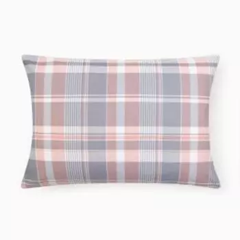 Наволочка LoveLife Клетка, 50х70 см, сатин, серый