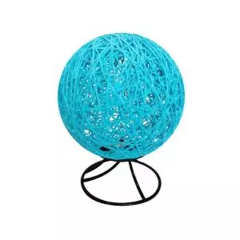 Ночник светодиодный, 2 Вт, 6 диодов, 3200K, 200 Лм, 220 В, ротанг, голубой