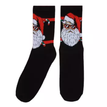 Носки мужские Kaftan Santa, р. 27-29, хлопок/полиамид, черный