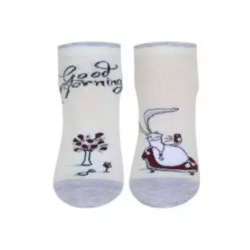 Носки женские Брестские, р. 23, хлопок, молочный