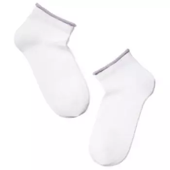 Носки женские Conte Elegant Active, р.25, белый-сиреневый