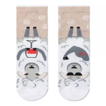 Носки женские Conte Elegant Happy, р.23-25, бежевый