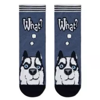 Носки женские Conte Elegant Happy, р.23-25, темный джинс