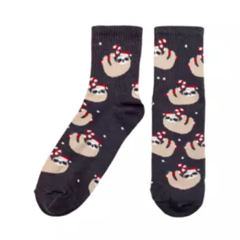 Носки женские Kaftan Ленивец, р. 23-25, хлопок/полиамид, серый