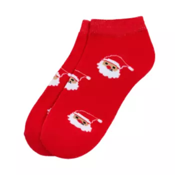 Носки женские Kaftan Santa, р. 23-25, хлопок/полиамид, красный