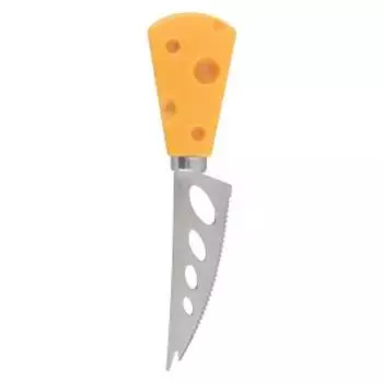Нож для мягкого сыра Сырный ломтик, 14 см, нерж. сталь/пластик