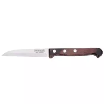 Нож для овощей Tramontina Polywood, 7.5 см, нерж. сталь/дерево