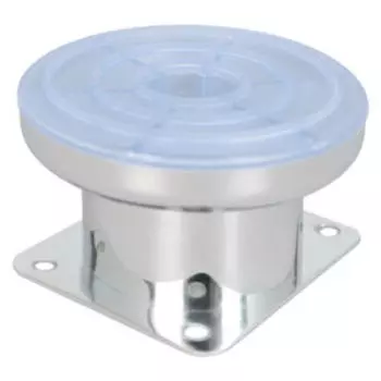 Ножка мебельная Moneta круглая, 50х40 мм, хром