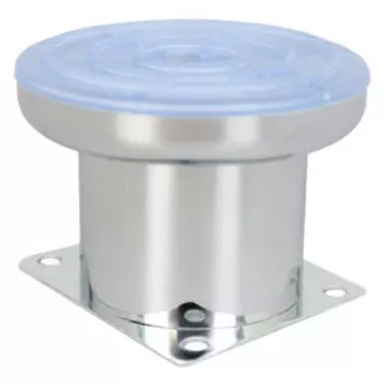 Ножка мебельная Moneta круглая, 50х50 мм, хром