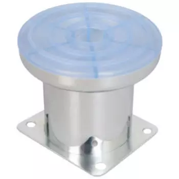 Ножка мебельная Moneta круглая, 50х60 мм, хром